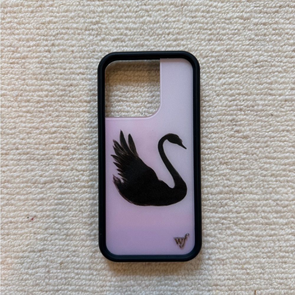 Wildflowers Swan Phone Case iPhone 16 PRO